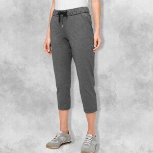 Lululemon On The Fly Pant Flattering Fit Lightweight Breathable Fabric Gray W 4